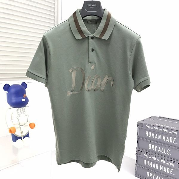 Classic Dior★Relaxed fit short sleeve polo shirt fake der71547