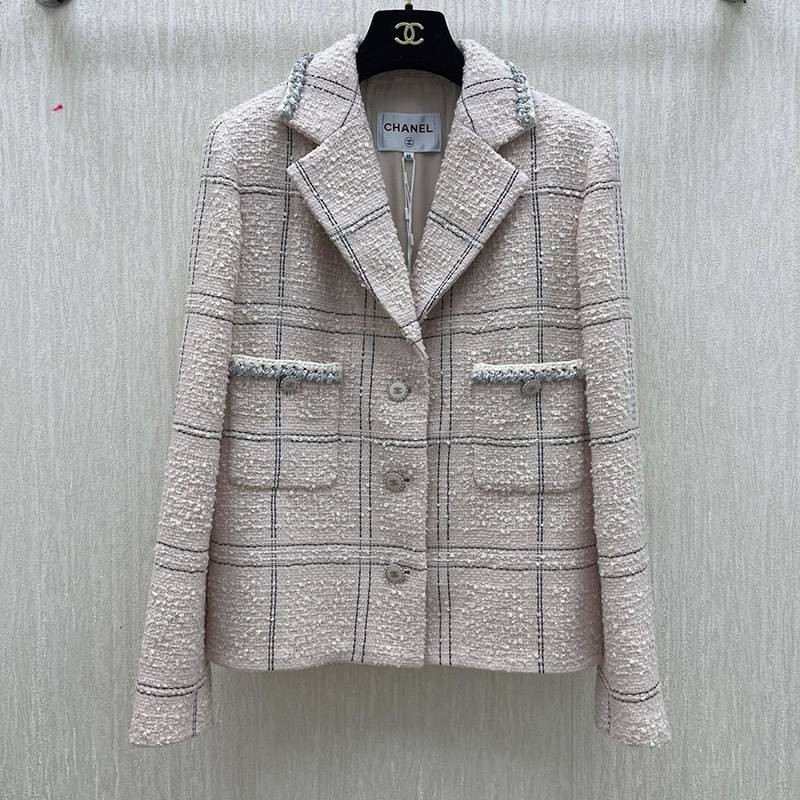 ★Japan!! Popular! Latest Chanel Replica Tweed Wool Coat shu11550