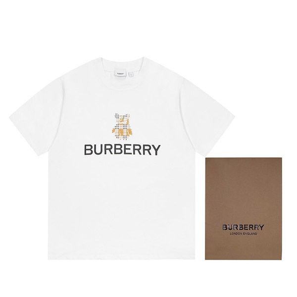 New Burberry Spring Collection: Crew Neck Short Sleeve Logo T-Shirt Bah50424