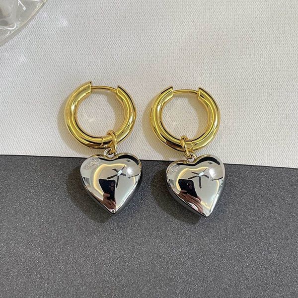 No.1 Popular Balenciaga Heart Earrings Copy bah33253