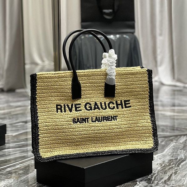 Very popular all over the world? Yves Saint Laurent replica Rive Gauche (medium/raffia) 685742GAAAG2099