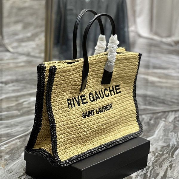Very popular all over the world? Yves Saint Laurent replica Rive Gauche (medium/raffia) 685742GAAAG2099