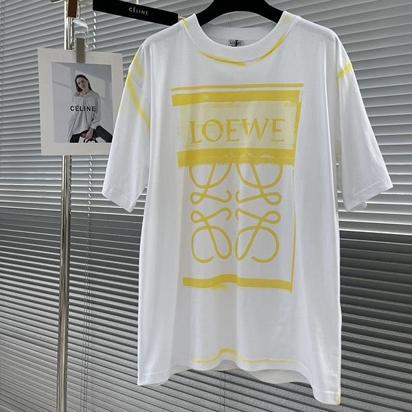 Cute Loewe Anagram Photocopy T-shirt Copy Large Logo☆ H526Y22X7 Cute Loewe Anagram Photocopy T-shirt Copy Large Logo☆ H526Y22X7