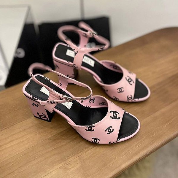 Free shipping Chanel replica sandals printed lambskin G38973X56530K4158 Free shipping Chanel replica sandals printed lambskin G38973X56530K4158