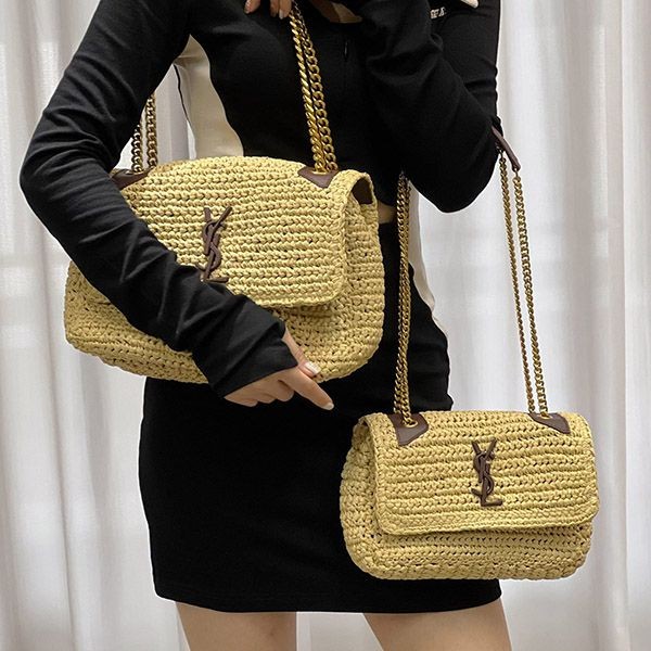 Classic Saint Laurent raffia bag replica Sao43975 Classic Saint Laurent raffia bag replica Sao43975