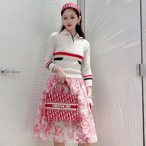 Hard to find, extremely rare Dior pleated long skirt, cotton copy det15713