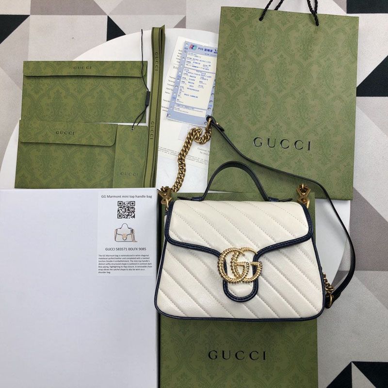 Gucci GG Marmont Mini Top Handle Bag Replica gg210820118 Gucci GG Marmont Mini Top Handle Bag Replica gg210820118