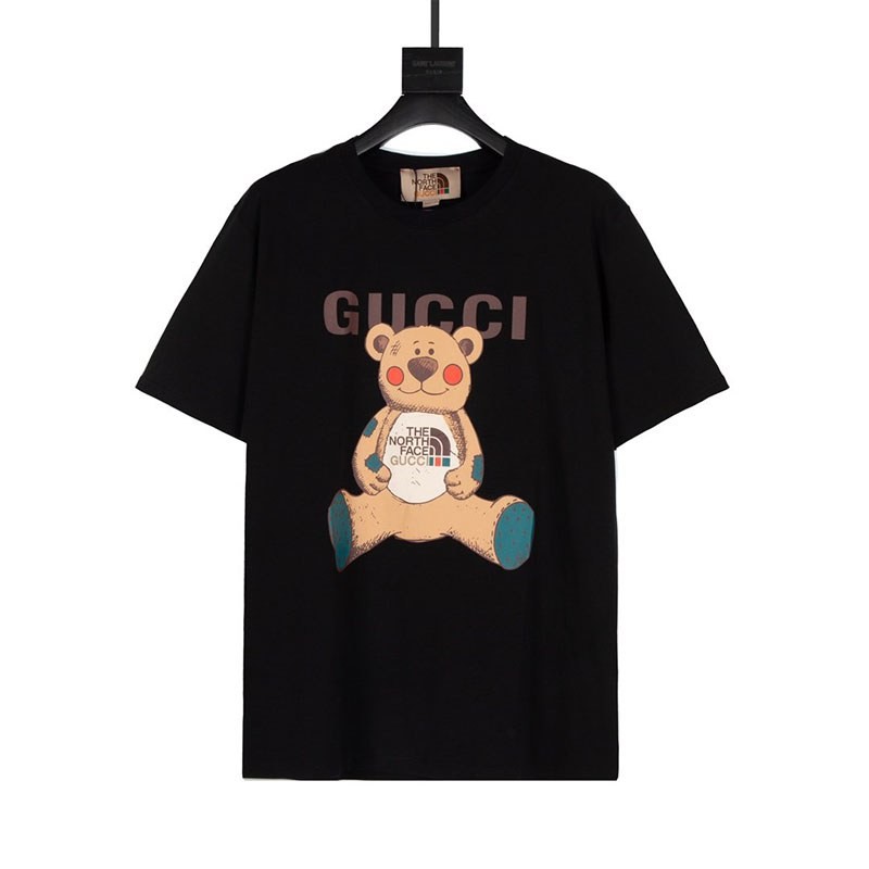 Free shipping Gucci x North Face Teddy Bear Replica Collaboration Special Logo T-shirt Nov74493