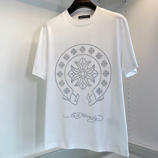 21-22AW Chrome Hearts Super Copy T-shirt Horseshoe Short Sleeve Kuc52215