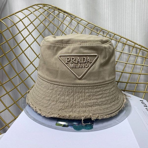 Replica Prada drill bucket hat khaki not available in Japan 1HC137_2FMB_F0241