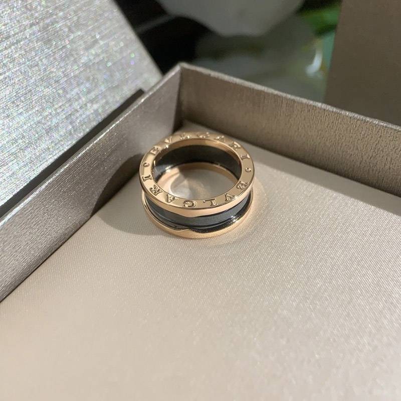 Hard to find new Bulgari B.ZERO1 18K pink gold 1 band ring fake Buu04872