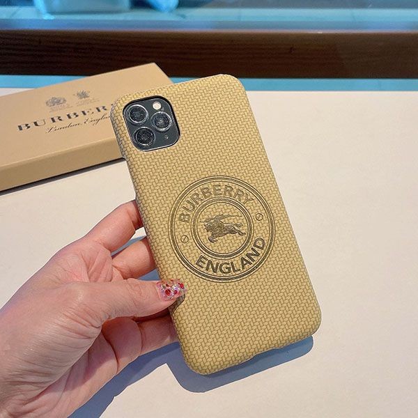 Very popular!! New color Burberry logo & horse print iPhone 13Pro case Bav21783