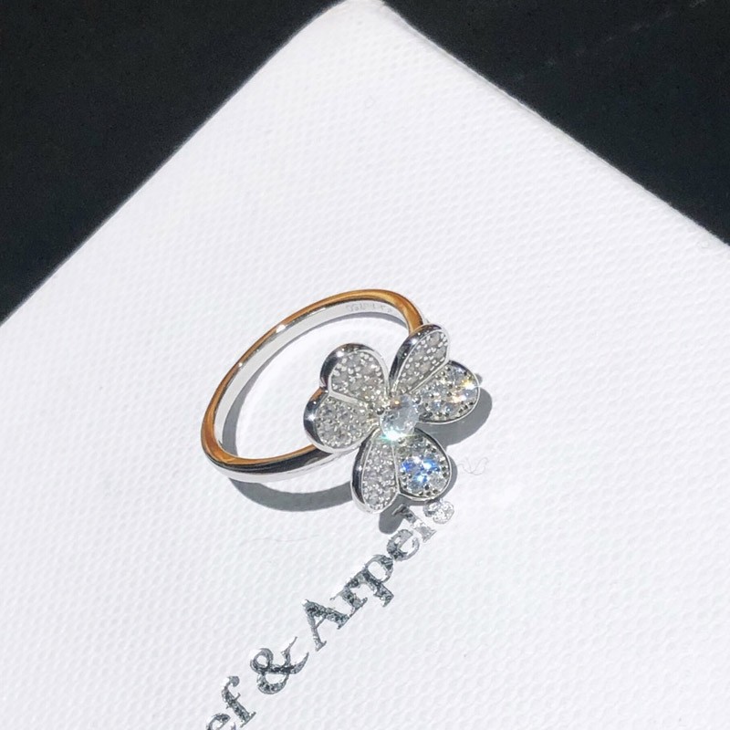 Free shipping Van Cleef & Arpels Frivole Ring 1 Flower VCARD31600