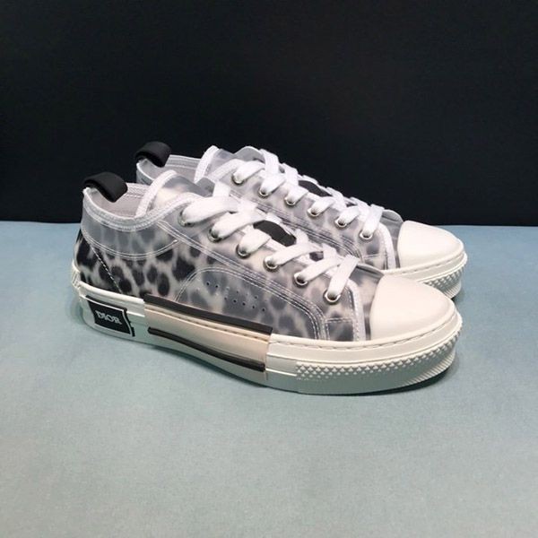 ★Popular in Japan! Dior B23 sneakers replica☆Leopard print canvas del55474