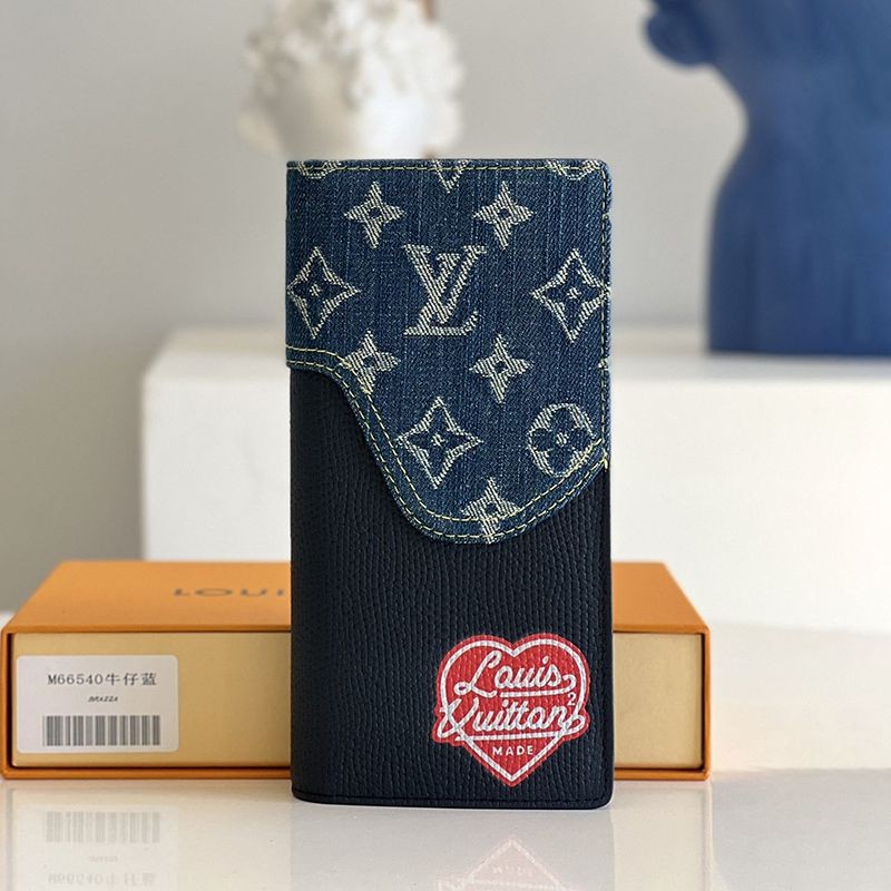 A collaboration product that is sure to sell out ☆ Louis Vuitton Portefeuille?Brazza long wallet replica vuk68776