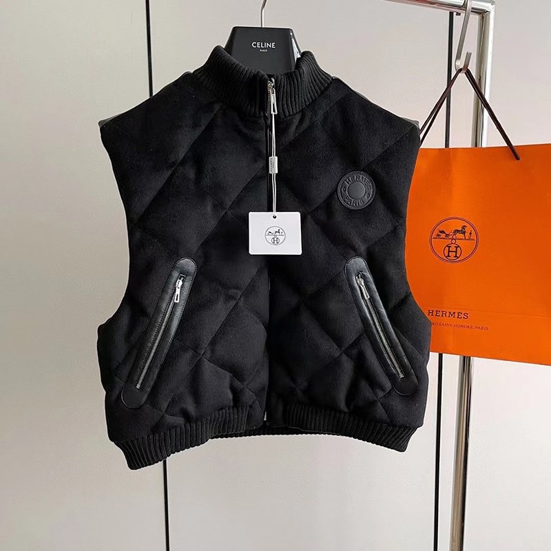 Very popular!! New color Hermes★Sleeveless down vest jacket fake erk28815