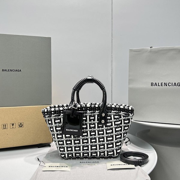 Popularity is rising rapidly Balenciaga Bistro XS copy basket with strap 6713422IE6Y1091