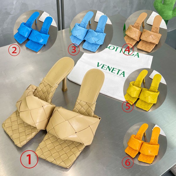 Extremely rare! Bottega Veneta rubber Lido quilted mule replica bon65865