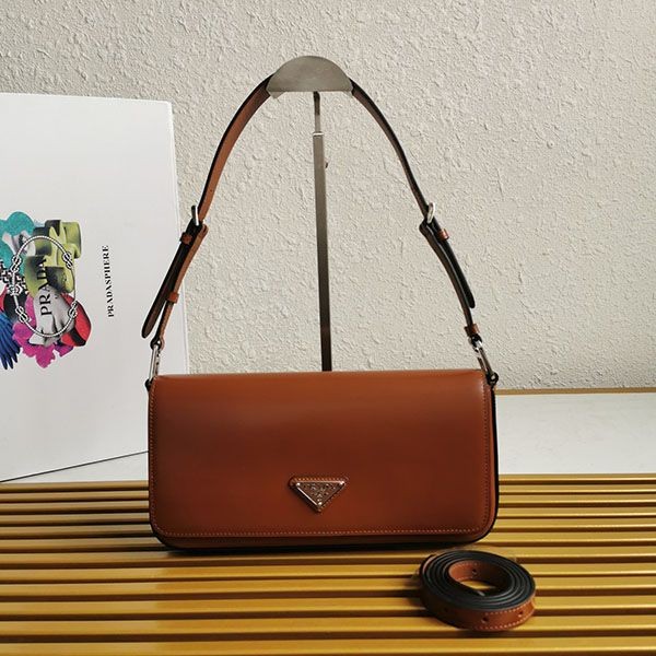 Popular Prada Femme Brushed Leather Replica Bag PUV48571 Popular Prada Femme Brushed Leather Replica Bag PUV48571