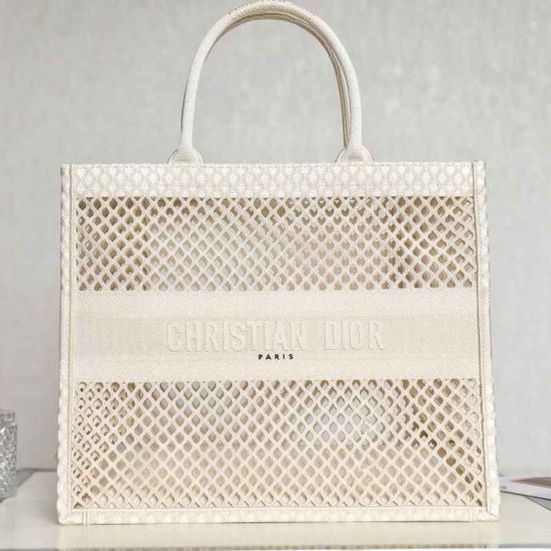 21-22AW Dior Book Tote Replica Small Bag Mesh dex76196