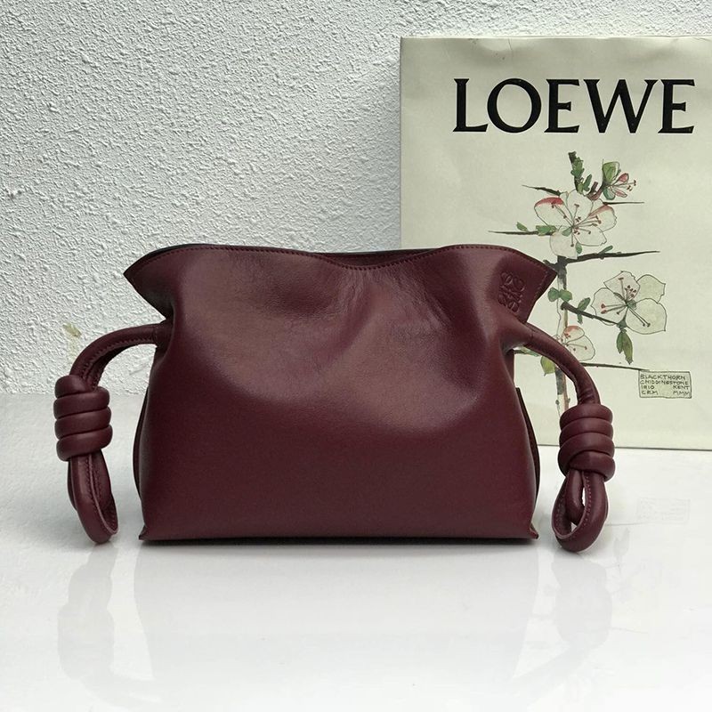 Eye-catching new color ★ Loewe copy ★ Flamenco clutch mini nappa calfskin loy46384