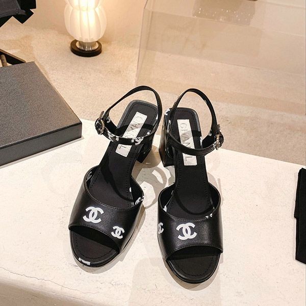 Not available in Japan Chanel Replica Pumps Sandals CC Logo shc88861 Not available in Japan Chanel Replica Pumps Sandals CC Logo shc88861