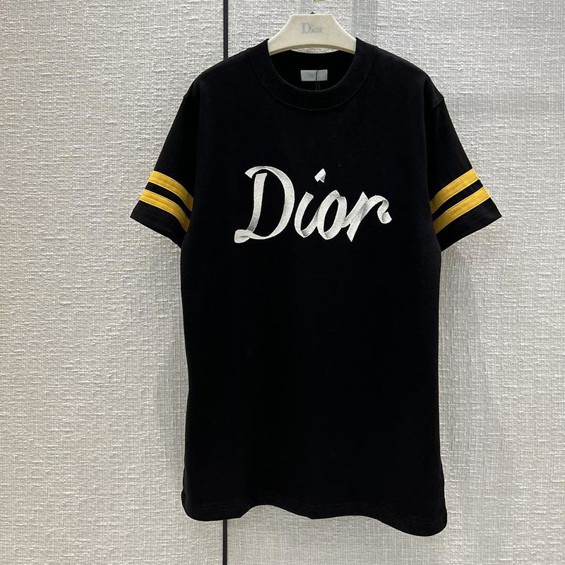 2022AW New Dior Organic Cotton Jersey T-shirt Replica 293J659A0554C980