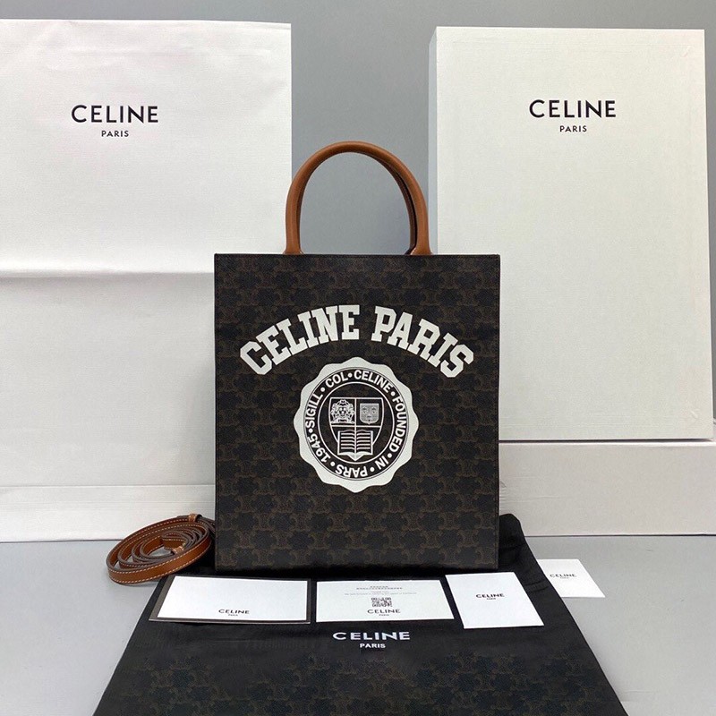 New Celine Tote Bag Replica Small Cabas Vertical Triomphe ★Tax Included 191542CQM04LU