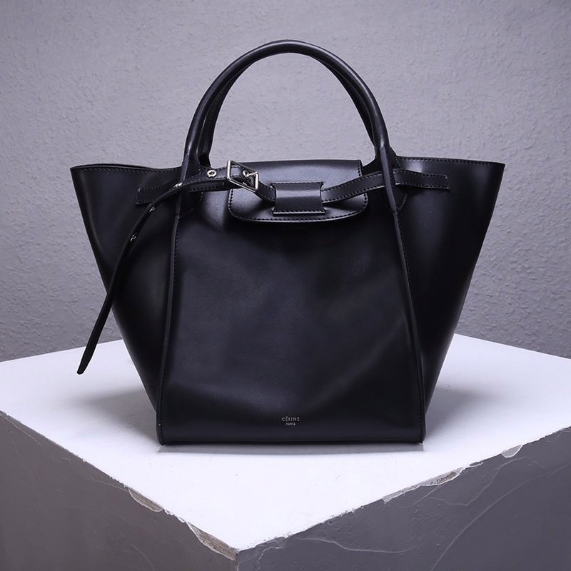 Hard to find ☆ Celine Tote Bag Replica Small Big Bag Black Ceu81007 Hard to find ☆ Celine Tote Bag Replica Small Big Bag Black Ceu81007