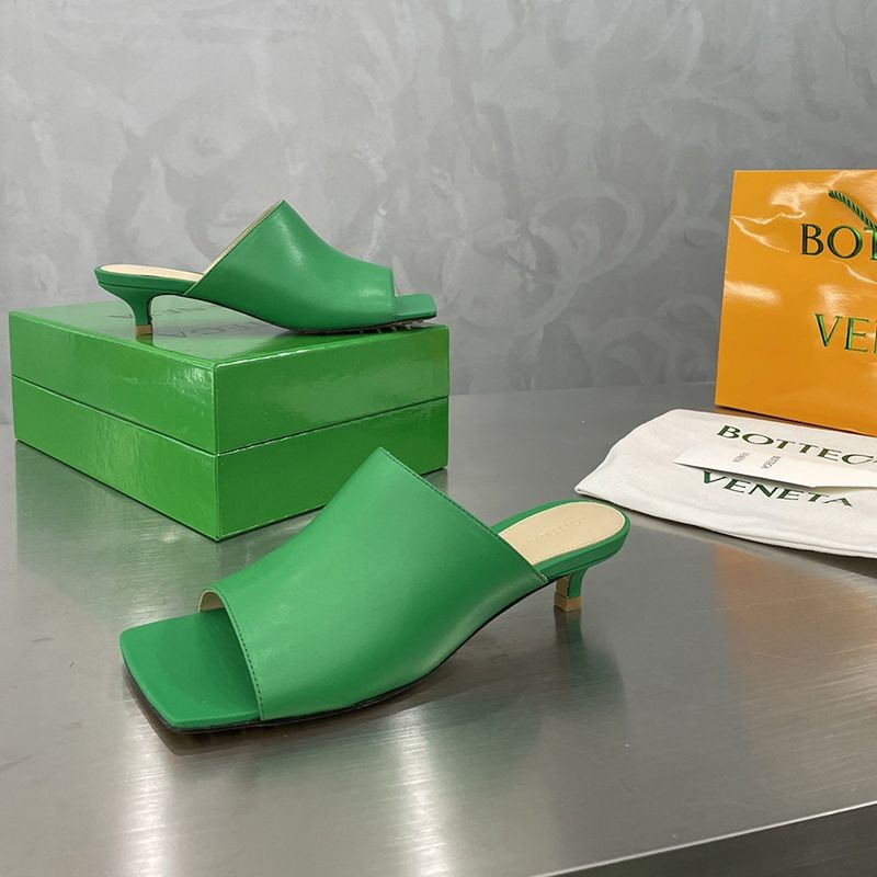 Very popular: Bottega Veneta mules stretch sandals for women, replica bom16850