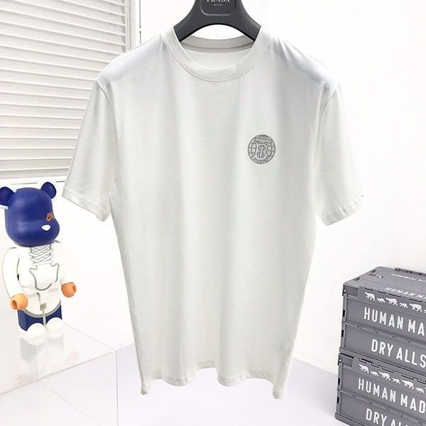 21-22AW Burberry T-shirt copy Horseferry print cotton Baq38823