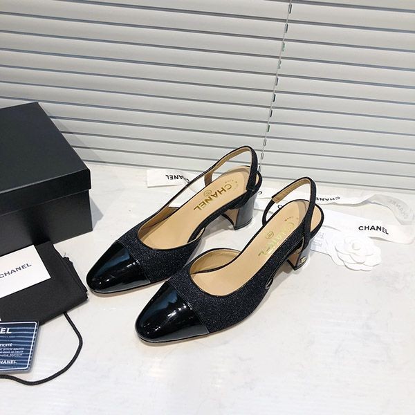 Very popular: Chanel replica slingback shoes shf19756 Very popular: Chanel replica slingback shoes shf19756