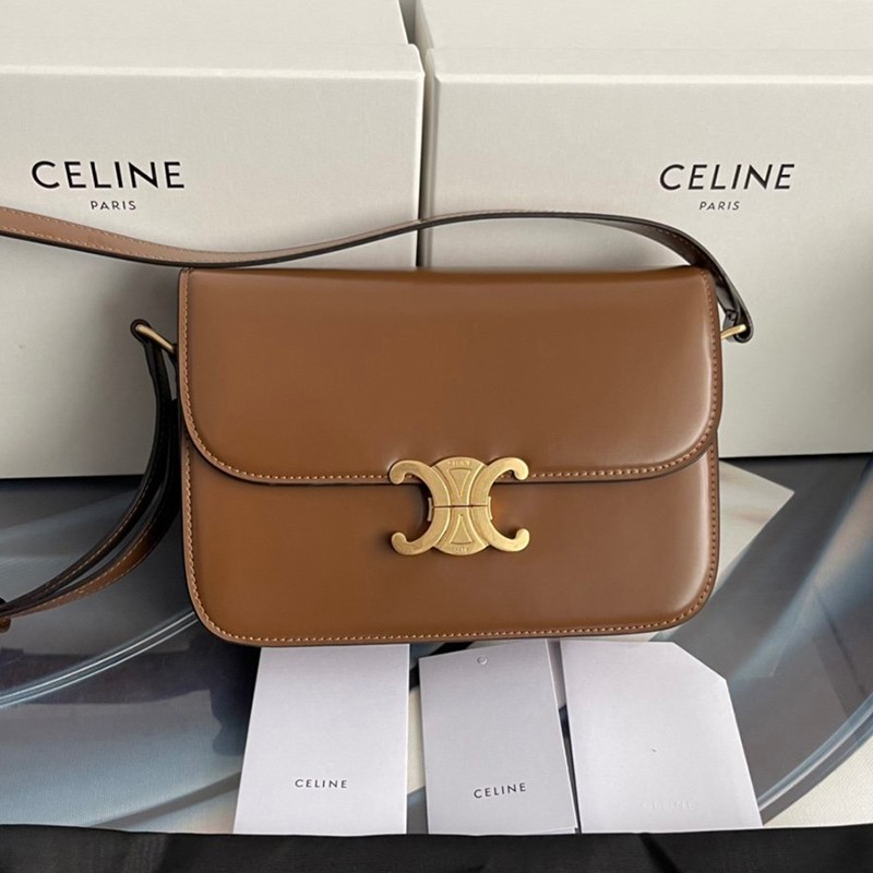 Popular Celine Shoulder Bag Replica Teen Triomphe Bag Ceu38269