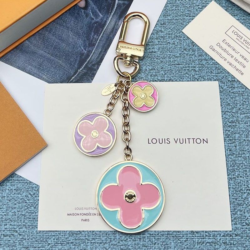Lowest price challenge? Louis Vuitton bag charm copy keychain ud8007