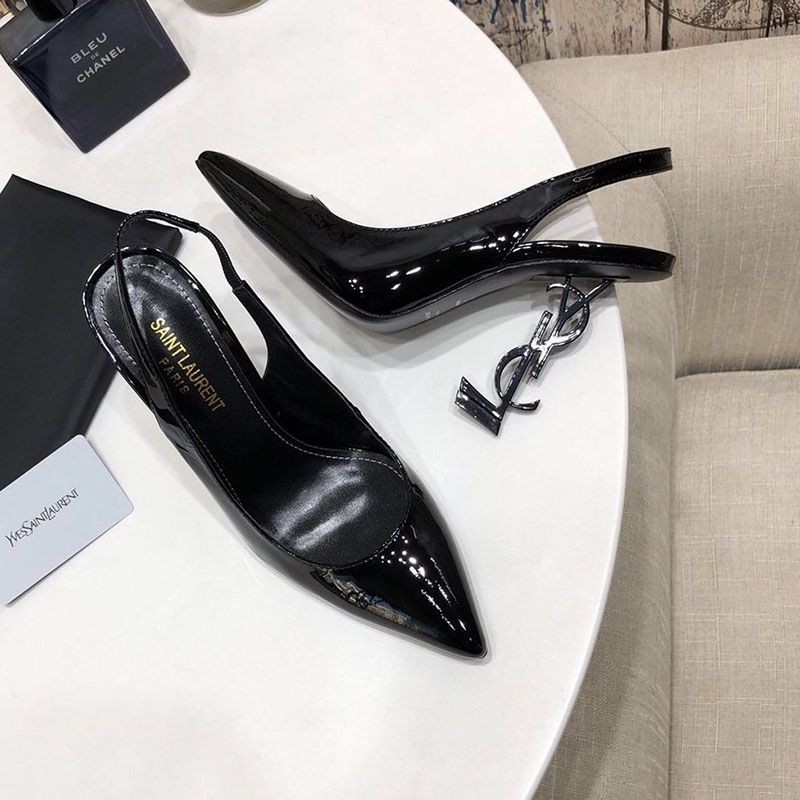 Best price challenge: Saint Laurent sandals, fake, women's patent leather shoes, black, 6301070NPKK1000