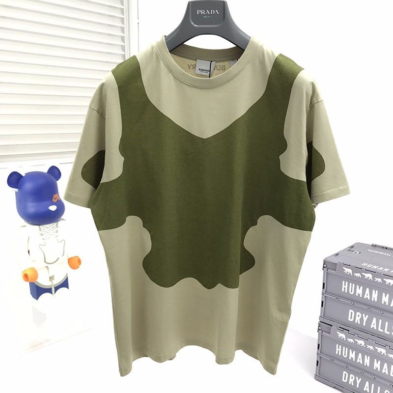 New Burberry Spring Collection Embossed Logo Cotton T-Shirt Replica Baz21764