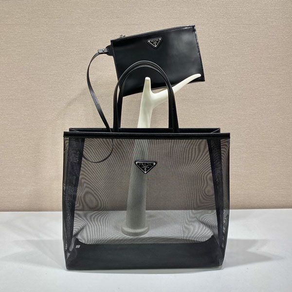 Popularity rising Prada sequin mesh tote bag replica pug53464 Popularity rising Prada sequin mesh tote bag replica pug53464