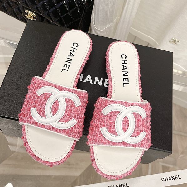New color ☆ Rare Chanel Coco Mark Platform Sandals Mules Replica sha06915 New color ☆ Rare Chanel Coco Mark Platform Sandals Mules Replica sha06915