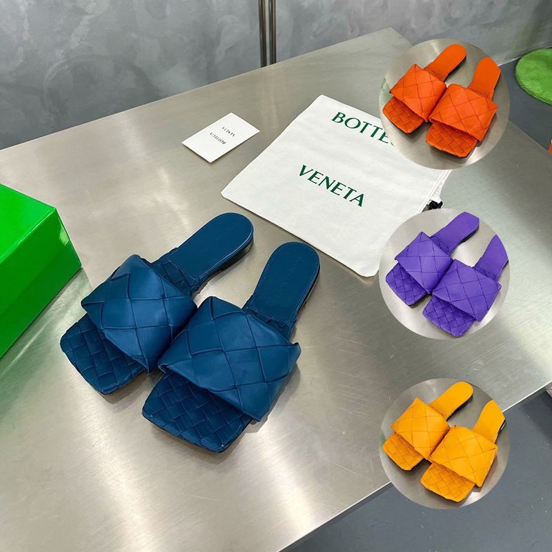 Spring/Summer New Arrivals★Bottega Veneta★Rubber Lido Flat Sandals Fake Quilted boa25589