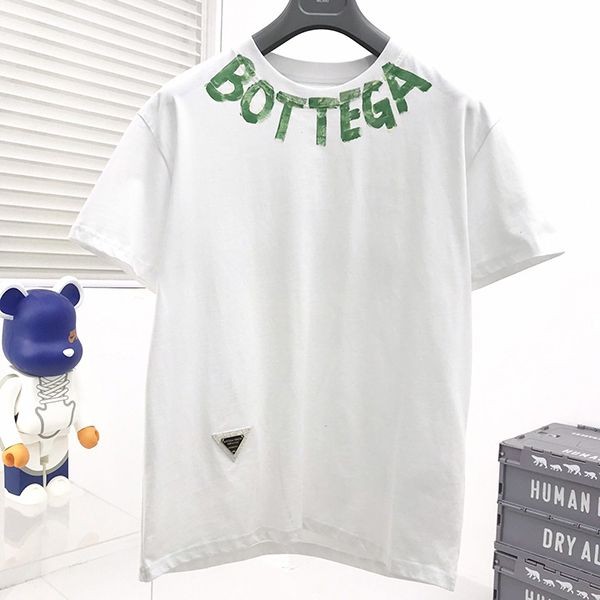 Rare color Bottega Veneta washed cotton jersey T-shirt fake boz52285