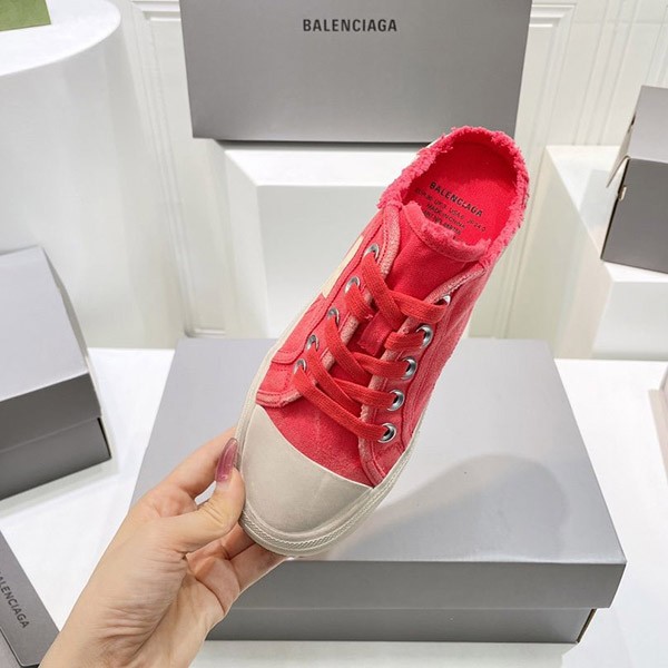 Balenciaga PARIS sneakers replica mules red bam48355