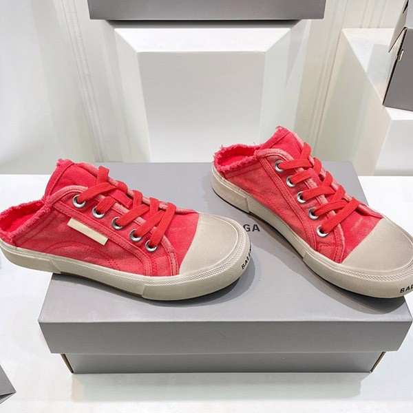 Balenciaga PARIS sneakers replica mules red bam48355