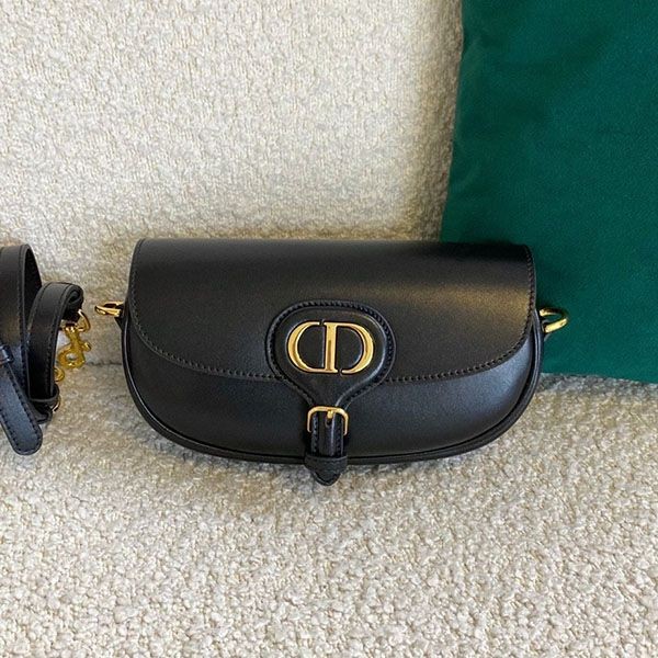 Extremely rare! Dior BOBBY EAST-WEST bag replica in box calfskin den23469