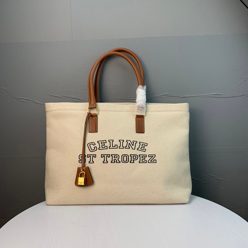 21NEW■Celine Tote Bag Replica■Horizontal Cabas Anchor Print☆Tax Included 190062DFT0