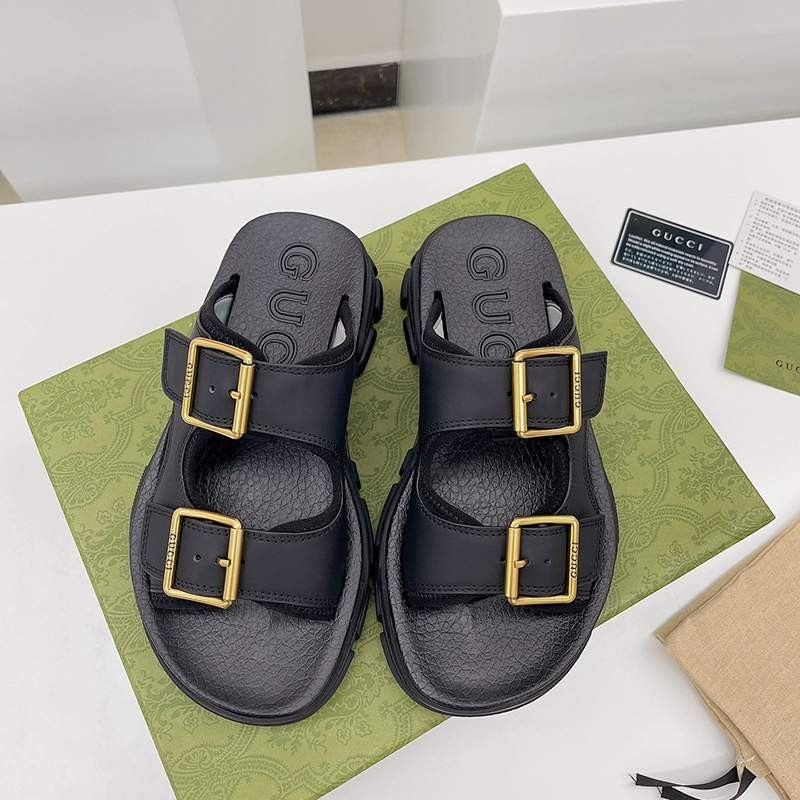 Popular new color ☆ Rare Gucci platform sandals copy gui79089 Popular new color ☆ Rare Gucci platform sandals copy gui79089