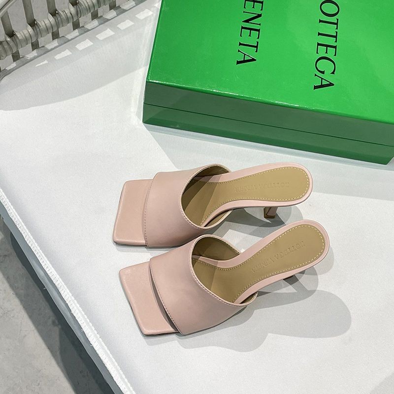 Very popular: Bottega Veneta mules stretch sandals for women, replica boe95709