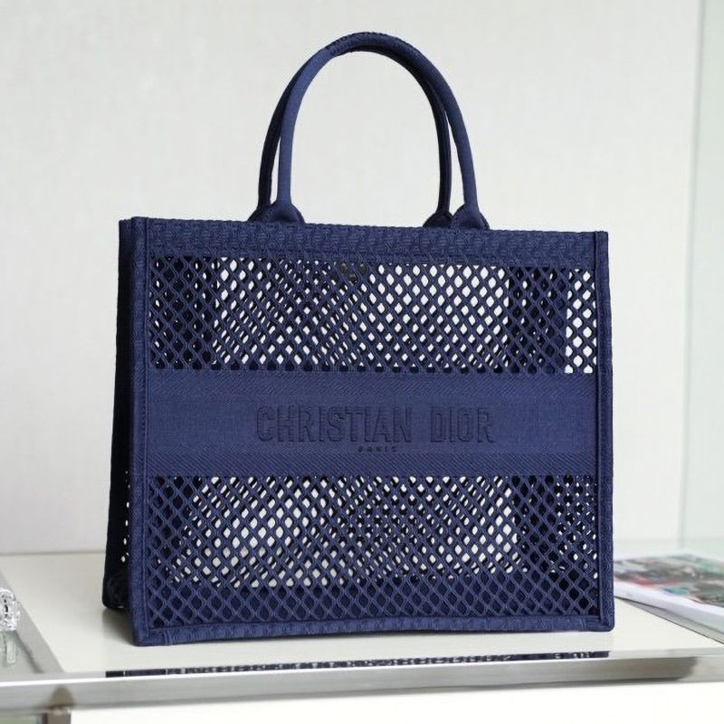 Popularity rising Dior Book Tote Replica Small Bag Mesh L deq30182