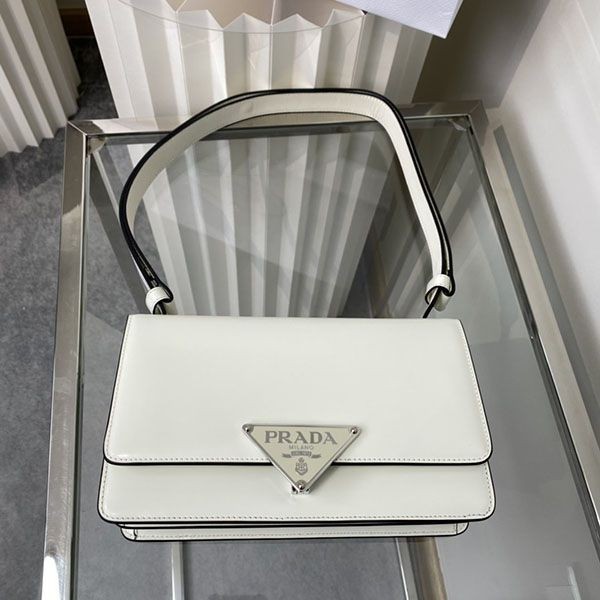 No.1 Popular [PRADA] Emblem Brushed Leather Bag Replica pum86649