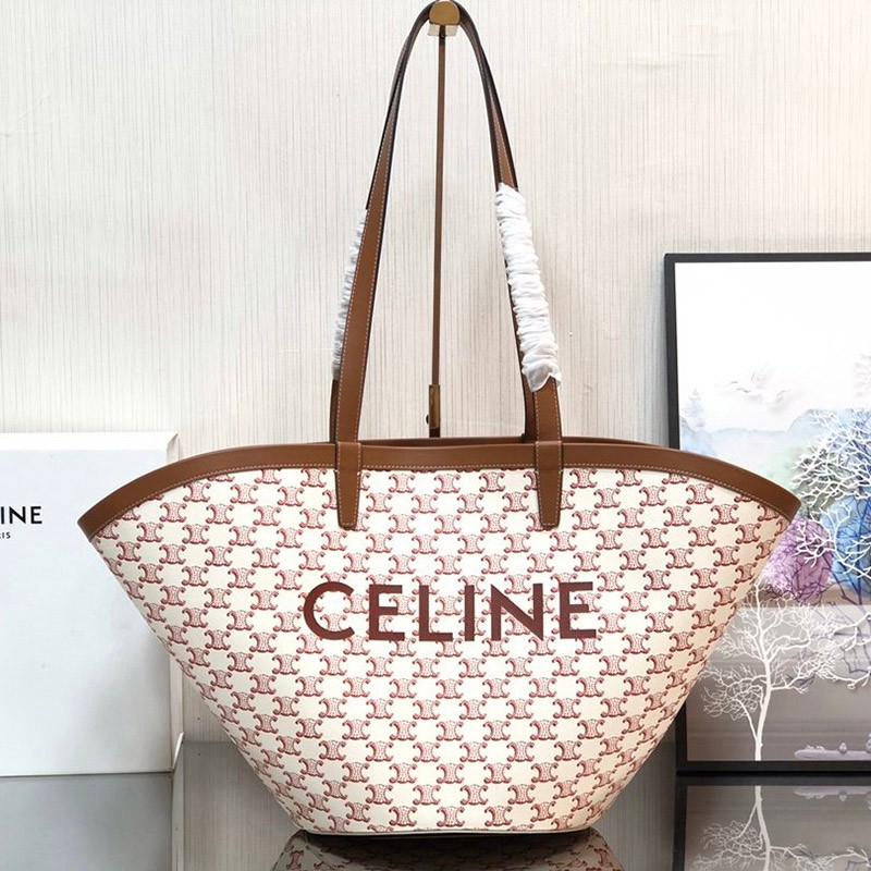 [Limited Color] Celine Tote Bag Replica Triomphe Canvas Medium Ceh50733