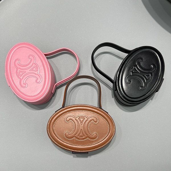 Very popular! Celine replica oval menodiaire cuir triomphe 3 colors/ smooth calfskin 198613DU6